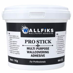 WALLFİKS PRO STICK 1 Kg – Kurumayan Tutkal ve Genel Amaçlı Yapıştırıcı