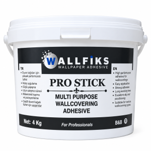 WALLFİKS PRO STICK 4 Kg – Kurumayan Tutkal ve Genel Amaçlı Yapıştırıcı